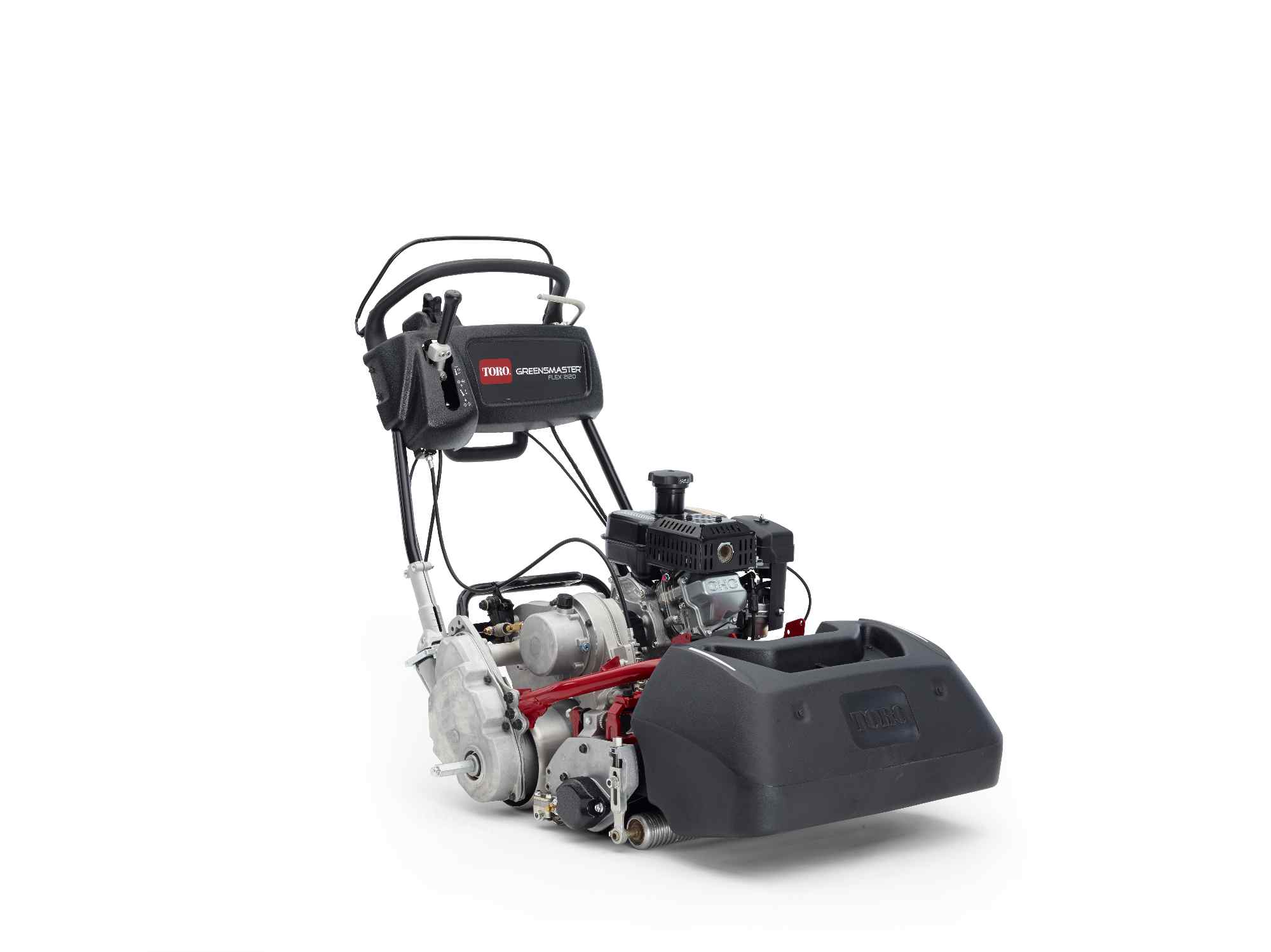 The new Toro® Greensmaster Flex™ 2120 provides a precise cut and easy operation