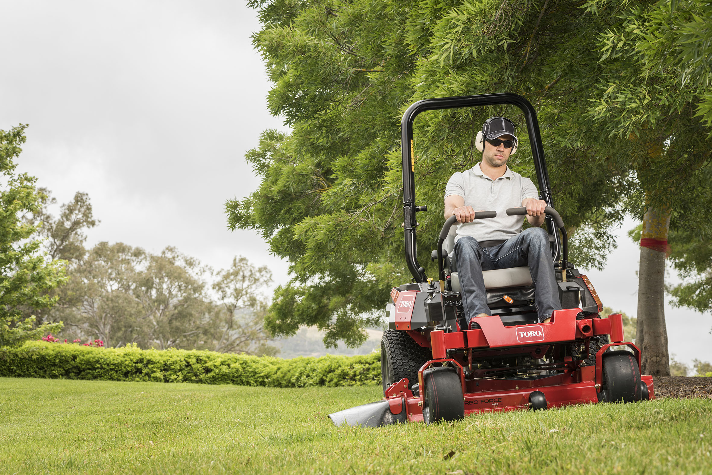 Introducing the new Toro Titan® HD mower with tool carrying versatility