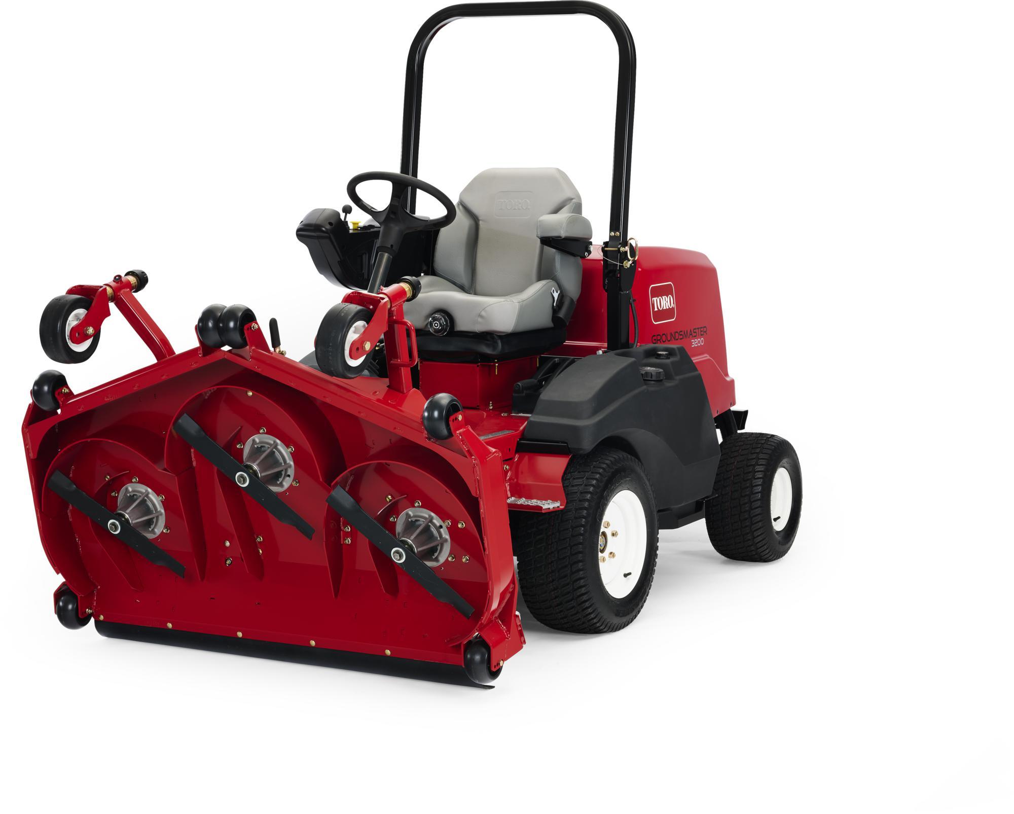 The new Toro Groundsmaster® 3000 Series Out-Front mower