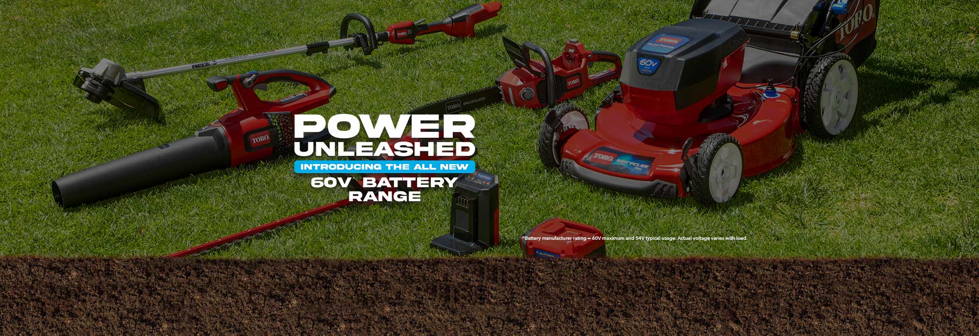 Introducing the brand new 60V battery range