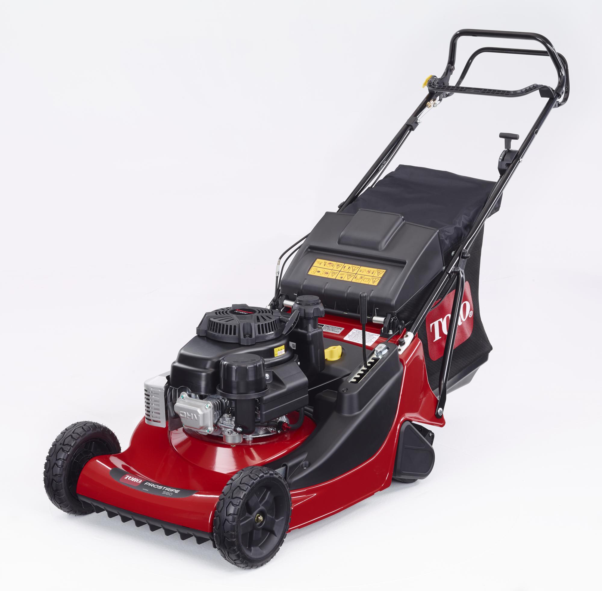The new Toro ProStripe 560 mower provides both quality of cut and a clean striped finish